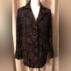 Crinkle Blazer Jacket Alberto Makali